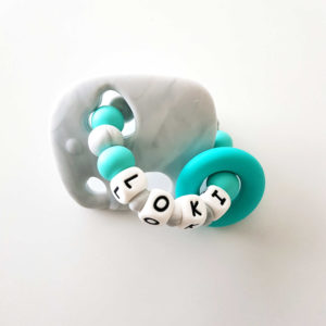 Personalised Elephant Rock Teether