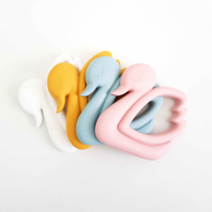 Swan Silicone Teether