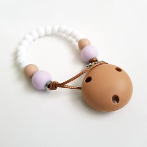 Colour Block Dummy Chain - Lavender Round