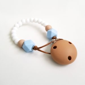 Colour Block Dummy Chain - Pastel Blue Hex