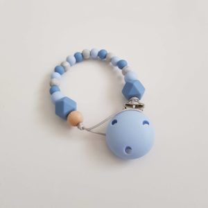 Powder & Pastel Blue Dummy Clip