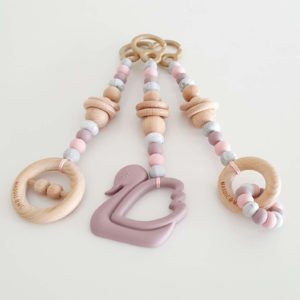 Dusky Mauve Swan Playgym Set