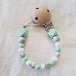 Hex Marble Mix Dummy Chain - Mint