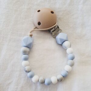 Hex Marble Mix Dummy Chain - Pastel Blue