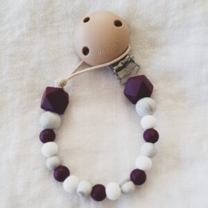 Hex Marble Mix Dummy Chain - Eggplant