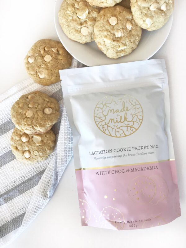 Made To Milk - White Choc and Macadamia Nut Packet Mix