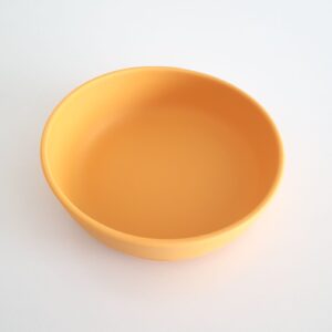 Mustard Silicone Suction Bowl