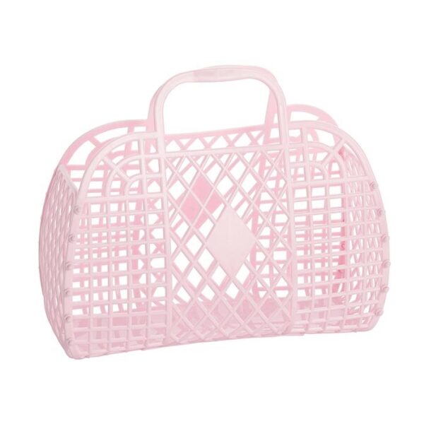 Sun Jellies Basket Small - Pastel Pink