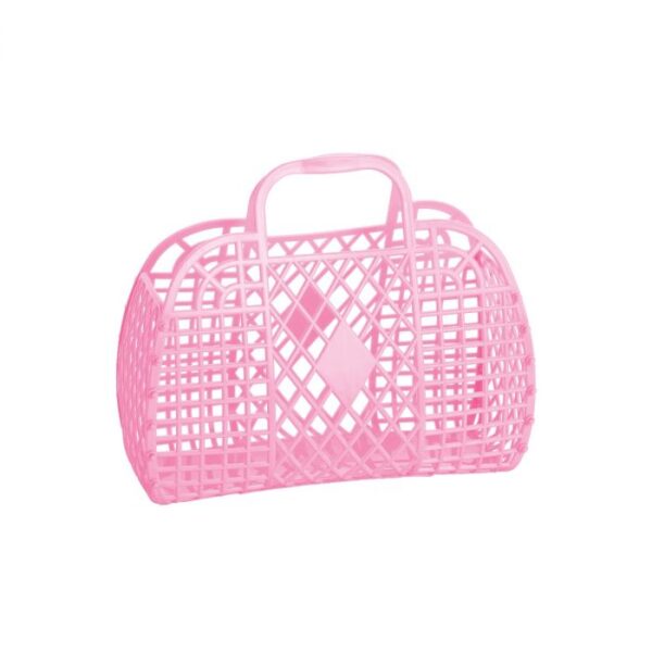 Sun Jellies Basket Small - Bubblegum Pink