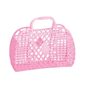 Sun Jellies Basket Small - Bubblegum Pink