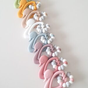 Luxe Swan Teething Toy