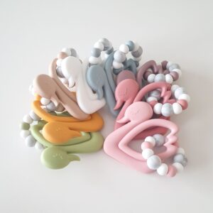 Luxe Swan Teething Toy