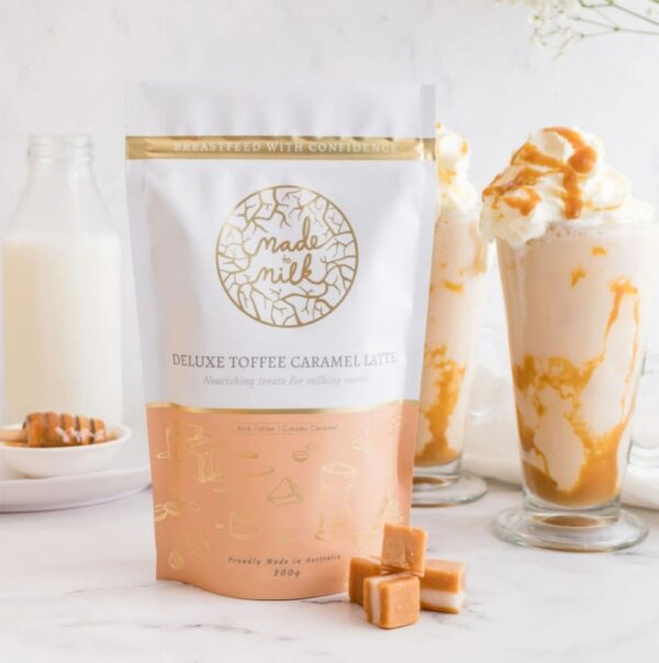 Deluxe Toffee Caramel Latte - Made To Milk Lactation Drink