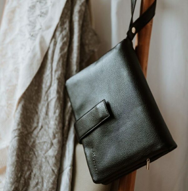 Milky & Poppy Andi Black Nappy Wallet