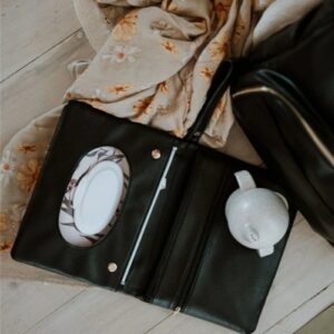 Milky & Poppy Andi Black Nappy Wallet