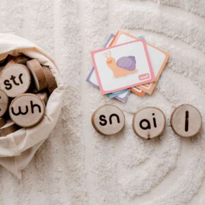 Qtoys - Wooden Phonogram Learning Kit