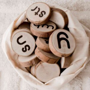 Qtoys - Wooden Phonogram Learning Kit