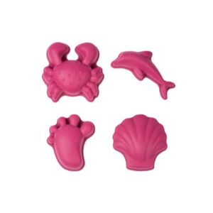 Scrunch Sand Moulds - Cherry Pink
