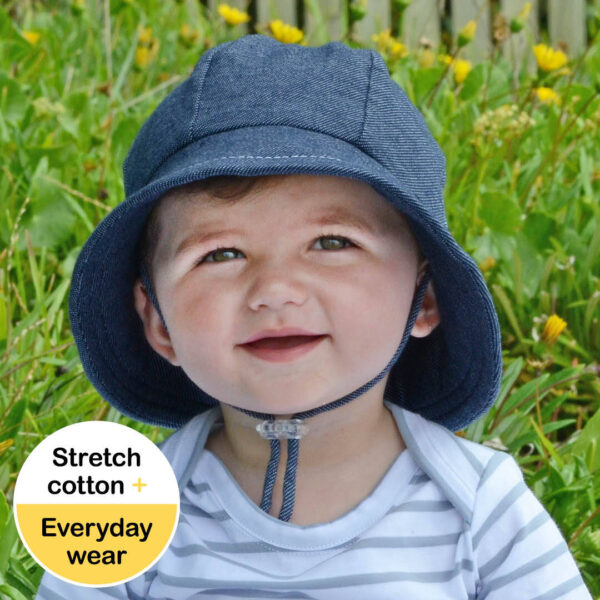 Bedhead Toddlers Bucket Sun Hat - Denim