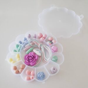 Maddie & Me Kid's DIY Necklace Kits - Pastel Rainbow