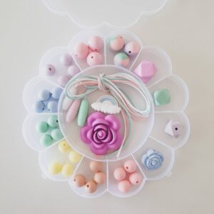 Maddie & Me Kid's DIY Necklace Kits - Pastel Rainbow