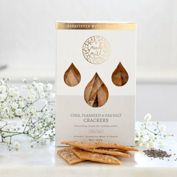 Made to Milk - Chia, Flaxseed and Sea Salt Lactation Crackers