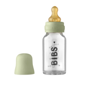 BIBS Glass Bottle 110ml - Sage