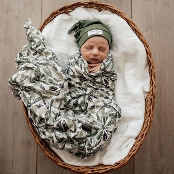 Snuggle Hunny Kids Organic Muslin Wrap - Evergreen
