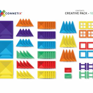 Connetix - 100 Piece Creative Pack Rainbow