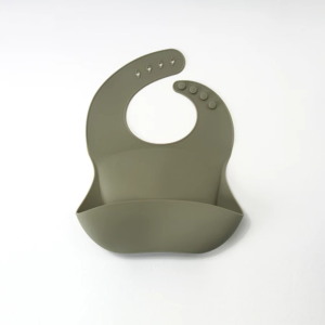 Silicone Scoop Bib - Sage