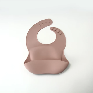 Silicone Scoop Bib - Blush